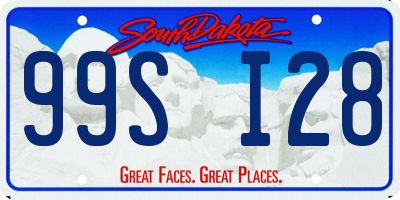 SD license plate 99SI28