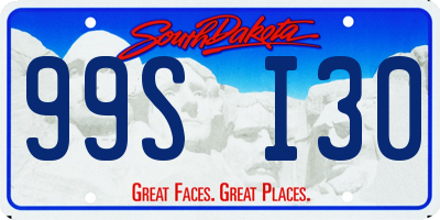 SD license plate 99SI30