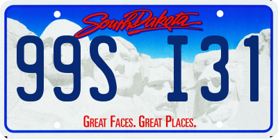 SD license plate 99SI31