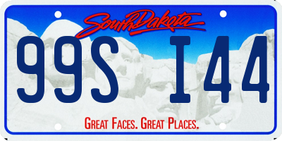 SD license plate 99SI44