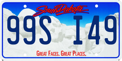 SD license plate 99SI49