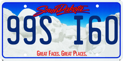 SD license plate 99SI60