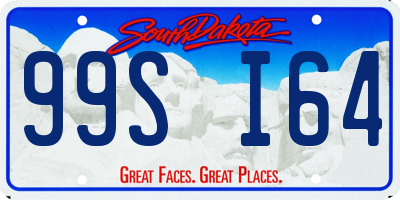 SD license plate 99SI64