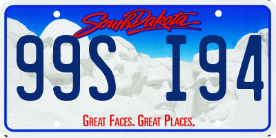 SD license plate 99SI94