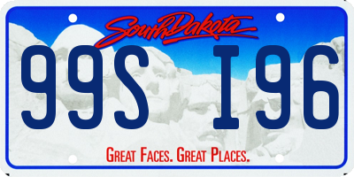 SD license plate 99SI96