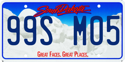 SD license plate 99SM05