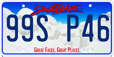 SD license plate 99SP46