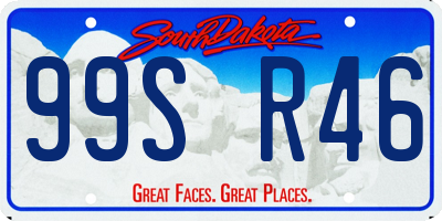 SD license plate 99SR46