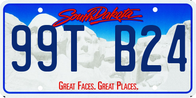 SD license plate 99TB24