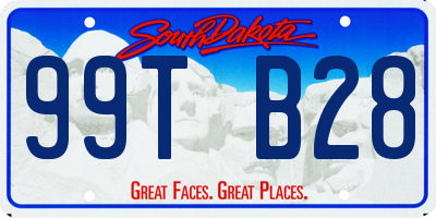 SD license plate 99TB28