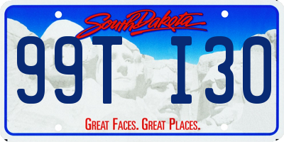 SD license plate 99TI30