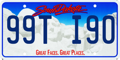 SD license plate 99TI90