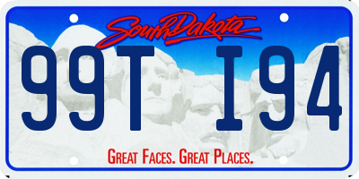 SD license plate 99TI94