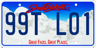 SD license plate 99TL01