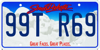 SD license plate 99TR69