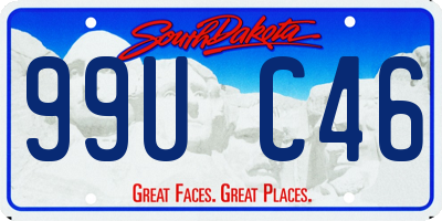 SD license plate 99UC46
