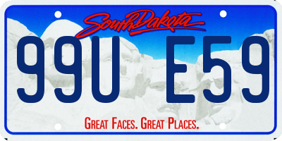 SD license plate 99UE59