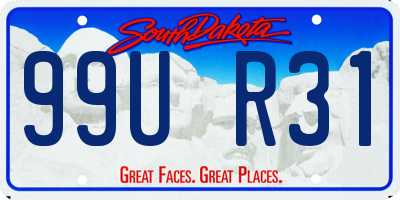 SD license plate 99UR31