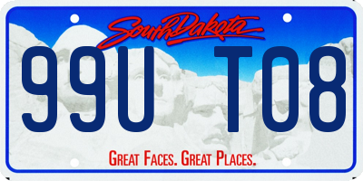 SD license plate 99UT08