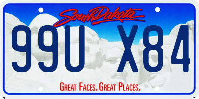 SD license plate 99UX84