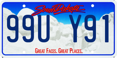 SD license plate 99UY91