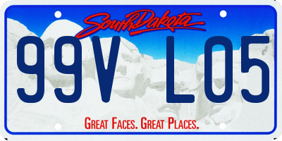 SD license plate 99VL05