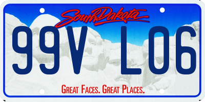 SD license plate 99VL06