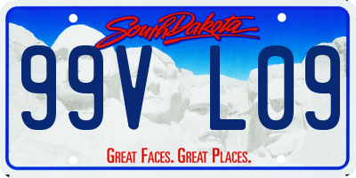 SD license plate 99VL09