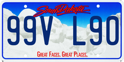 SD license plate 99VL90