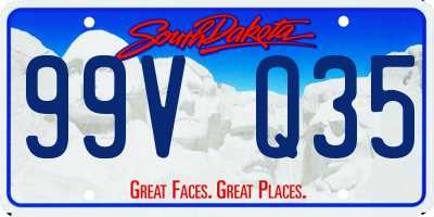 SD license plate 99VQ35