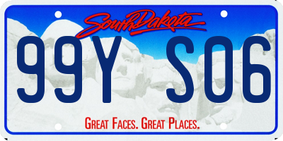 SD license plate 99YS06