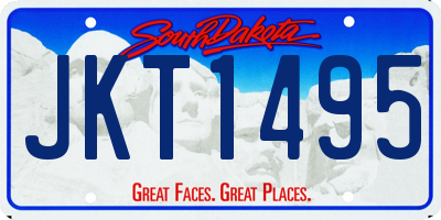 SD license plate JKT1495