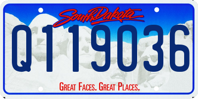 SD license plate Q119036