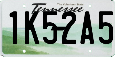 TN license plate 1K52A5