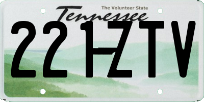 TN license plate 221ZTV