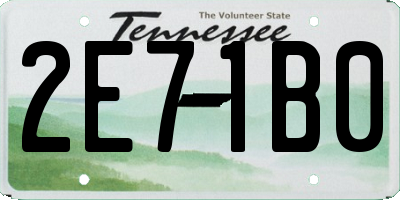 TN license plate 2E71B0