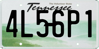 TN license plate 4L56P1