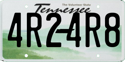 TN license plate 4R24R8