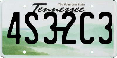 TN license plate 4S32C3