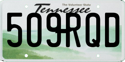 TN license plate 509RQD