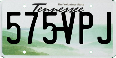 TN license plate 575VPJ