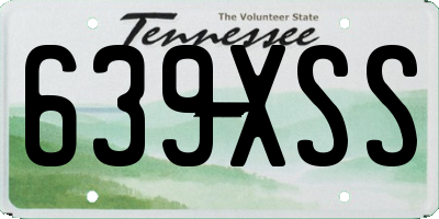 TN license plate 639XSS