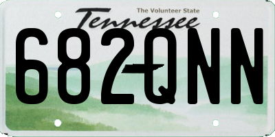 TN license plate 682QNN
