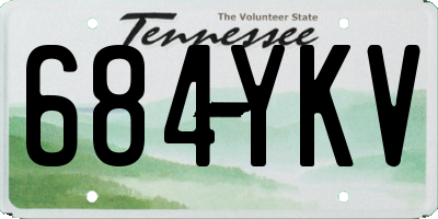 TN license plate 684YKV