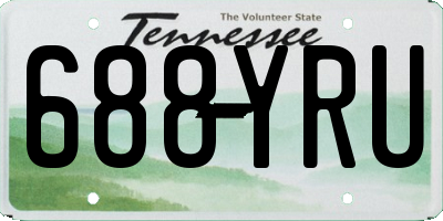 TN license plate 688YRU