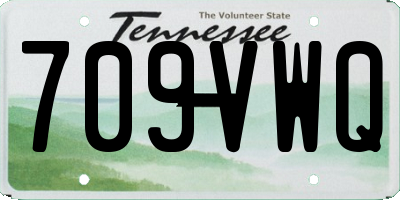 TN license plate 709VWQ