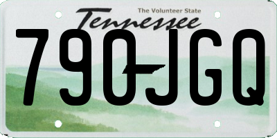 TN license plate 790JGQ