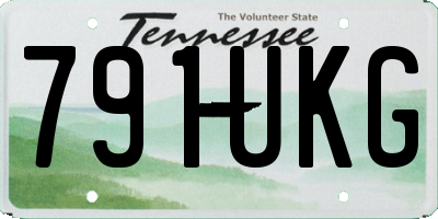 TN license plate 791UKG