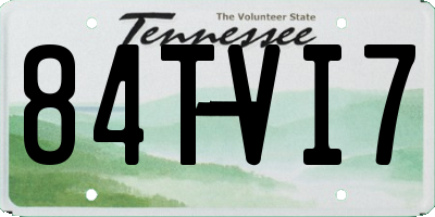 TN license plate 84TVI7