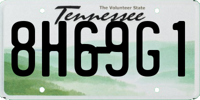 TN license plate 8H69G1